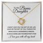 To My Bonus Daughter | Love Knot Necklace