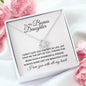 To My Bonus Daughter | Love Knot Necklace