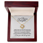 To My Bonus Daughter | Love Knot Necklace