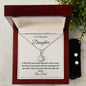 To My Daughter | Eternal Hope Necklace | + Clear CZ Earrings