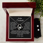 My Soulmate | Forever Love Necklace + CZ Earring