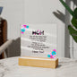 Mom | Acrylic Square Plaque