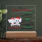 To My Christmas Blessing | Acrylic Square Plaque
