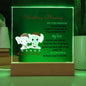 To My Christmas Blessing | Acrylic Square Plaque