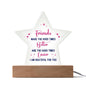 Good Friends | Besties | Best Friend | Acrylic Star Plaque