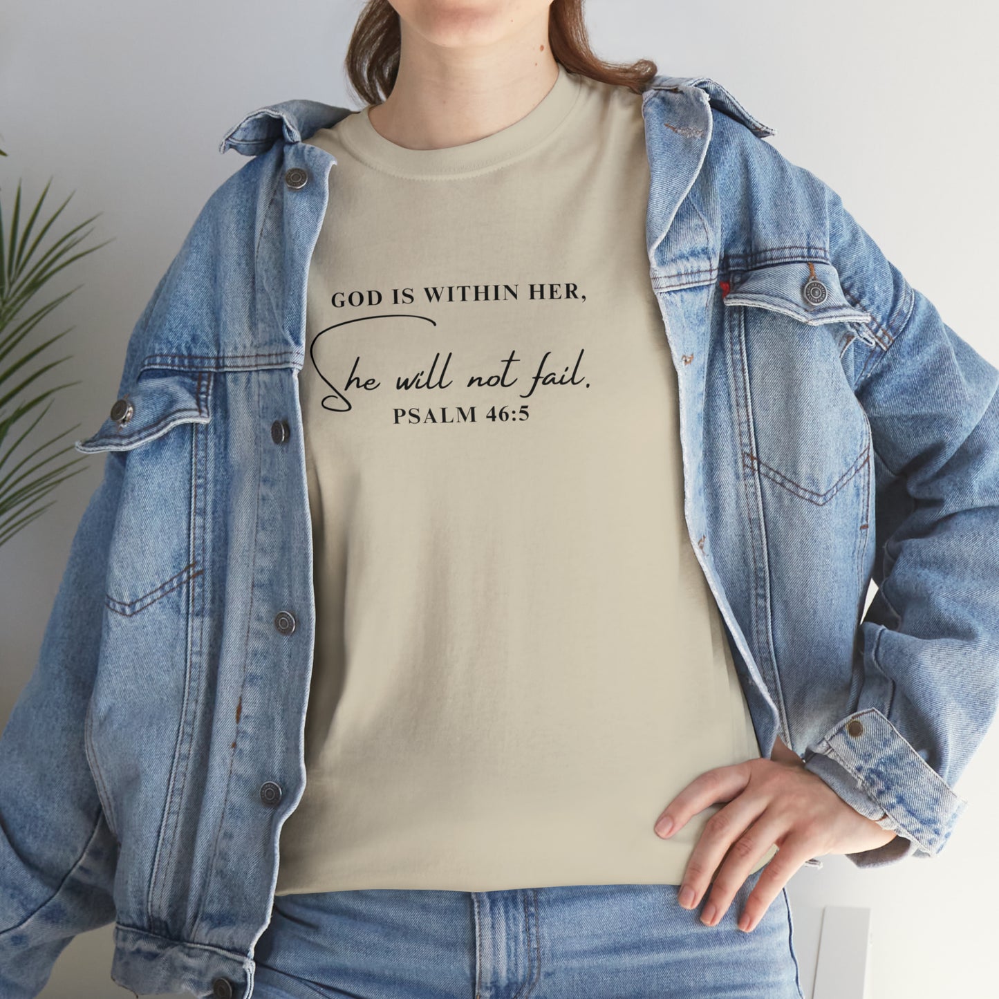 God Is Within Her | Cotton Tee