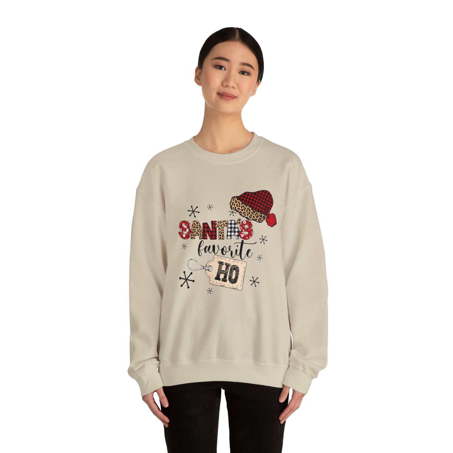 Santa's Favorite Ho Crewneck Sweatshirt | Funny Christmas Sweatshirt | Trending Christmas Sweatshirt