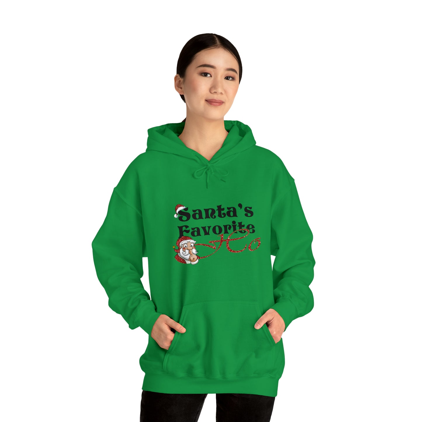 Santa's Favorite Ho | Hooded Sweatshirt | Christmas Funny Sweatshirt