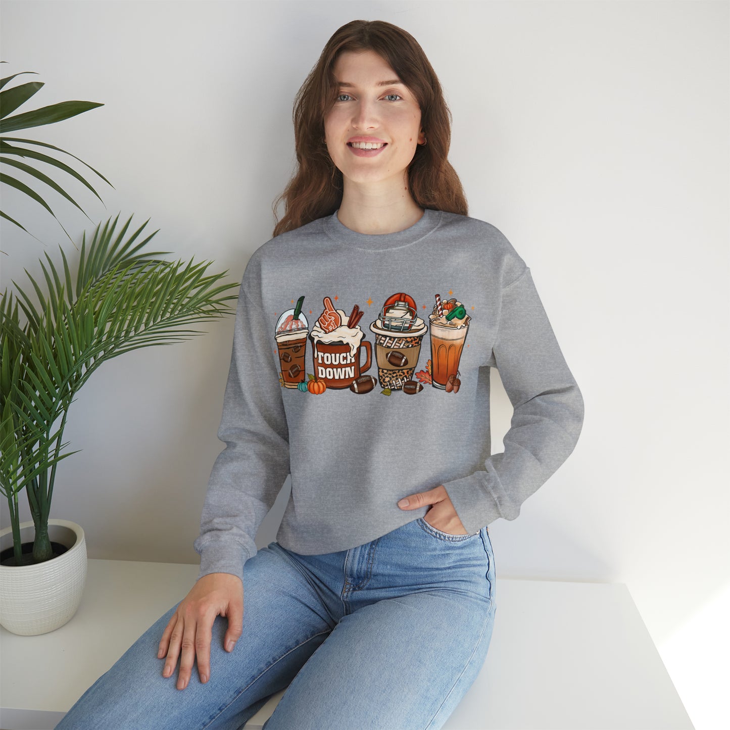 Football Autum Fall| Crewneck Sweatshirt | Falls Favorite Sweatshirt