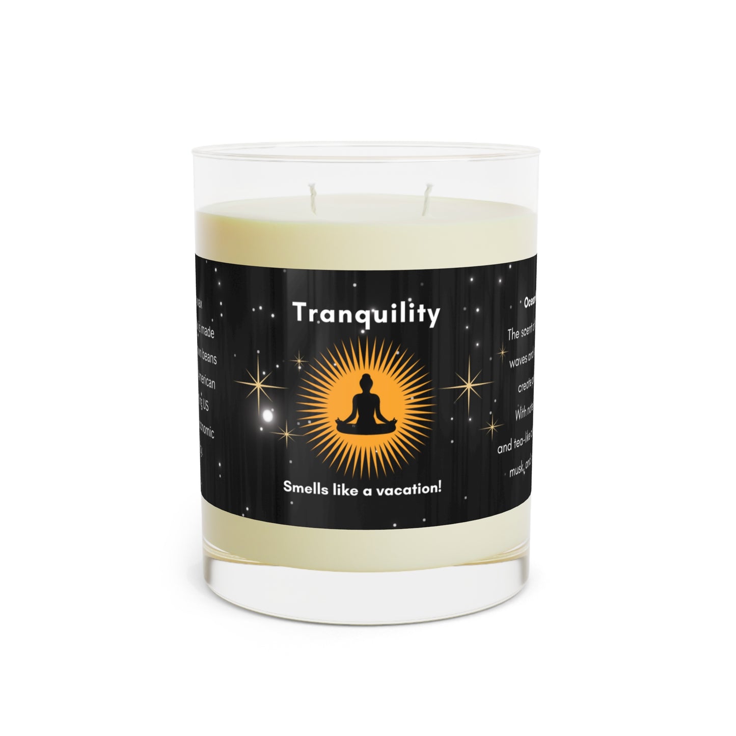 Aromatherapy | Tranquility | Scented Candle - Full Glass, 11oz