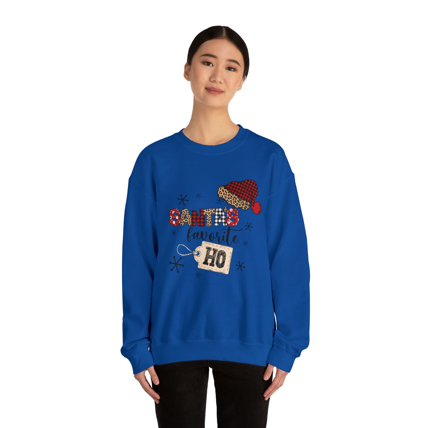 Santa's Favorite Ho Crewneck Sweatshirt | Funny Christmas Sweatshirt | Trending Christmas Sweatshirt