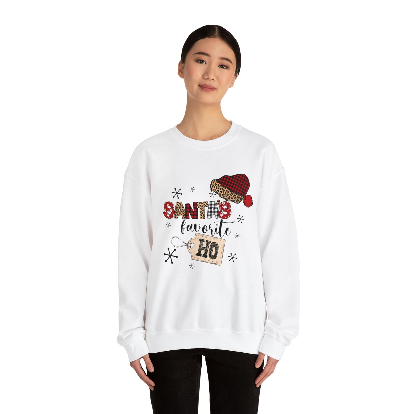 Santa's Favorite Ho Crewneck Sweatshirt | Funny Christmas Sweatshirt | Trending Christmas Sweatshirt