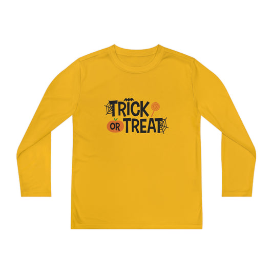 Youth Long Sleeve Trick Or Treat Tee