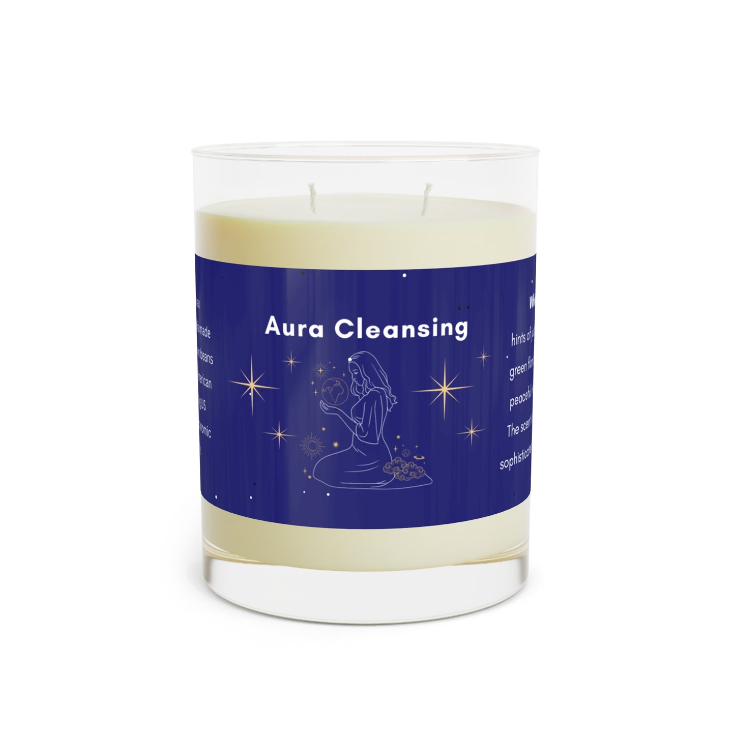 Aromatherapy | Aura Cleansing | Scented Candle - Full Glass, 11oz