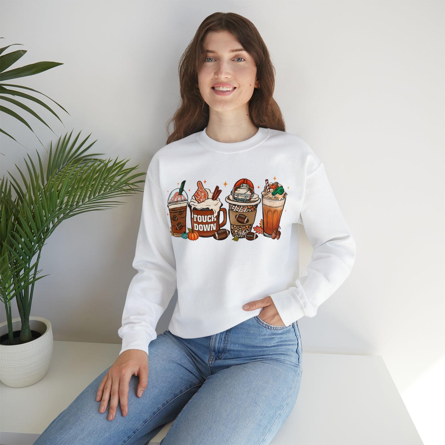 Football Autum Fall| Crewneck Sweatshirt | Falls Favorite Sweatshirt