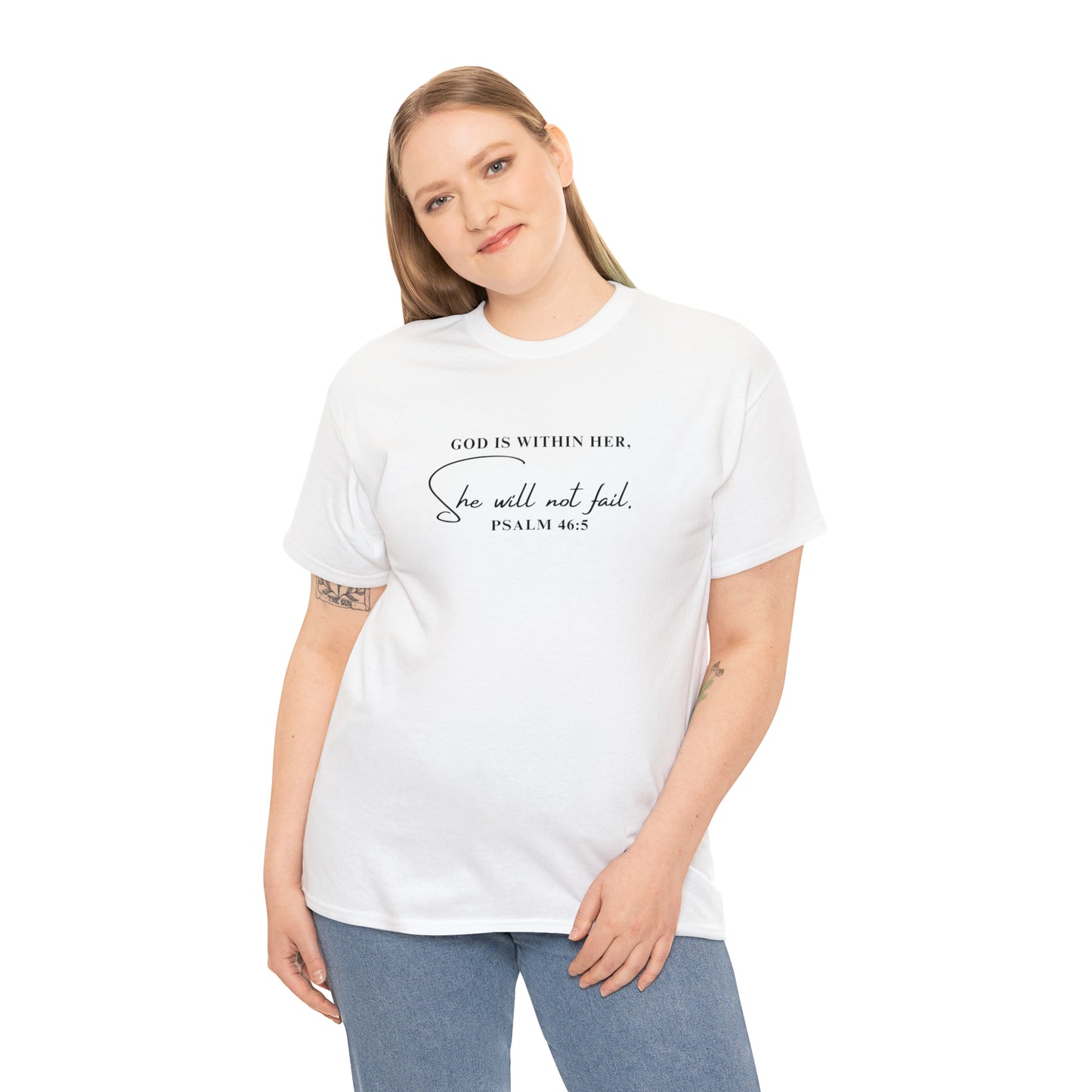 God Is Within Her | Cotton Tee