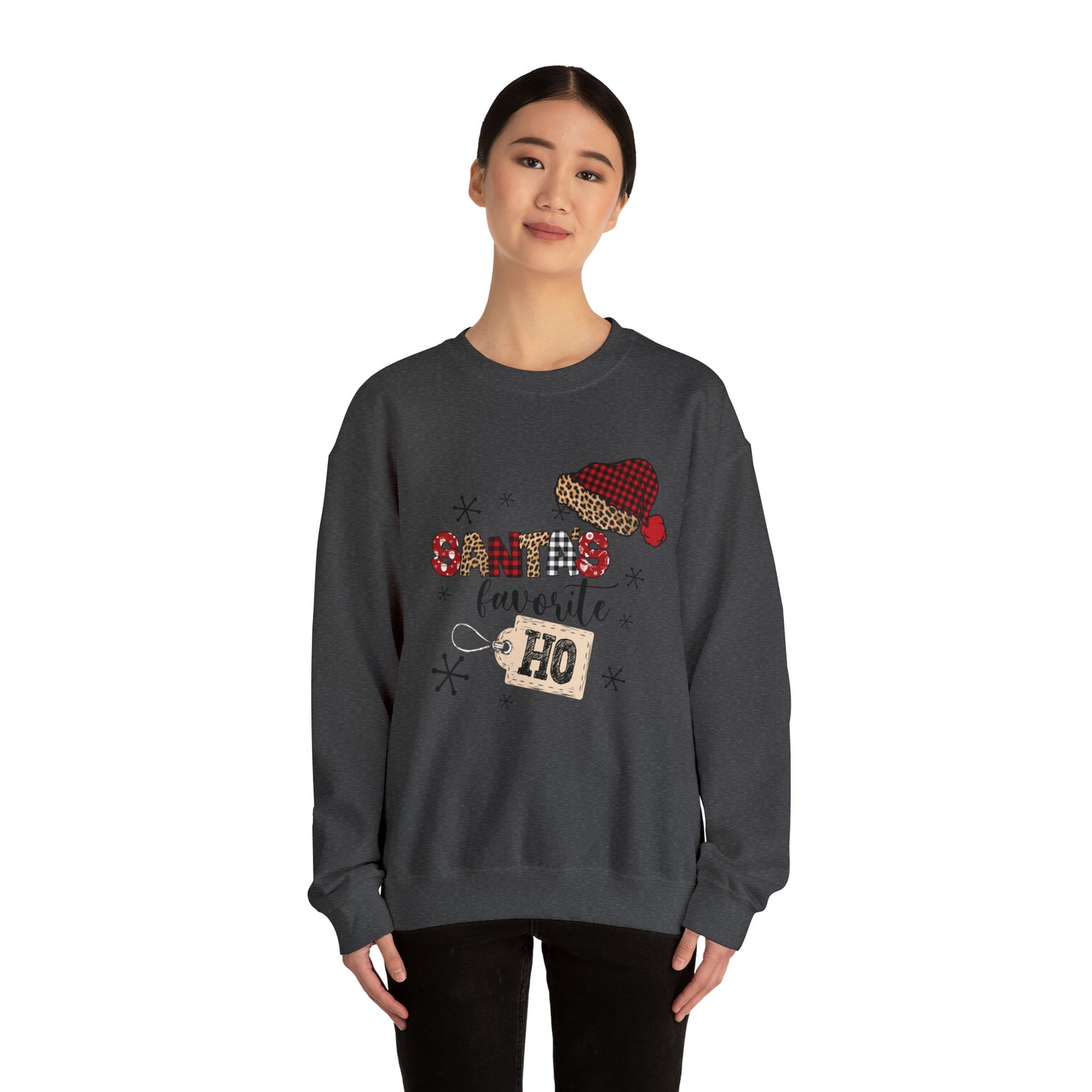 Santa's Favorite Ho Crewneck Sweatshirt | Funny Christmas Sweatshirt | Trending Christmas Sweatshirt
