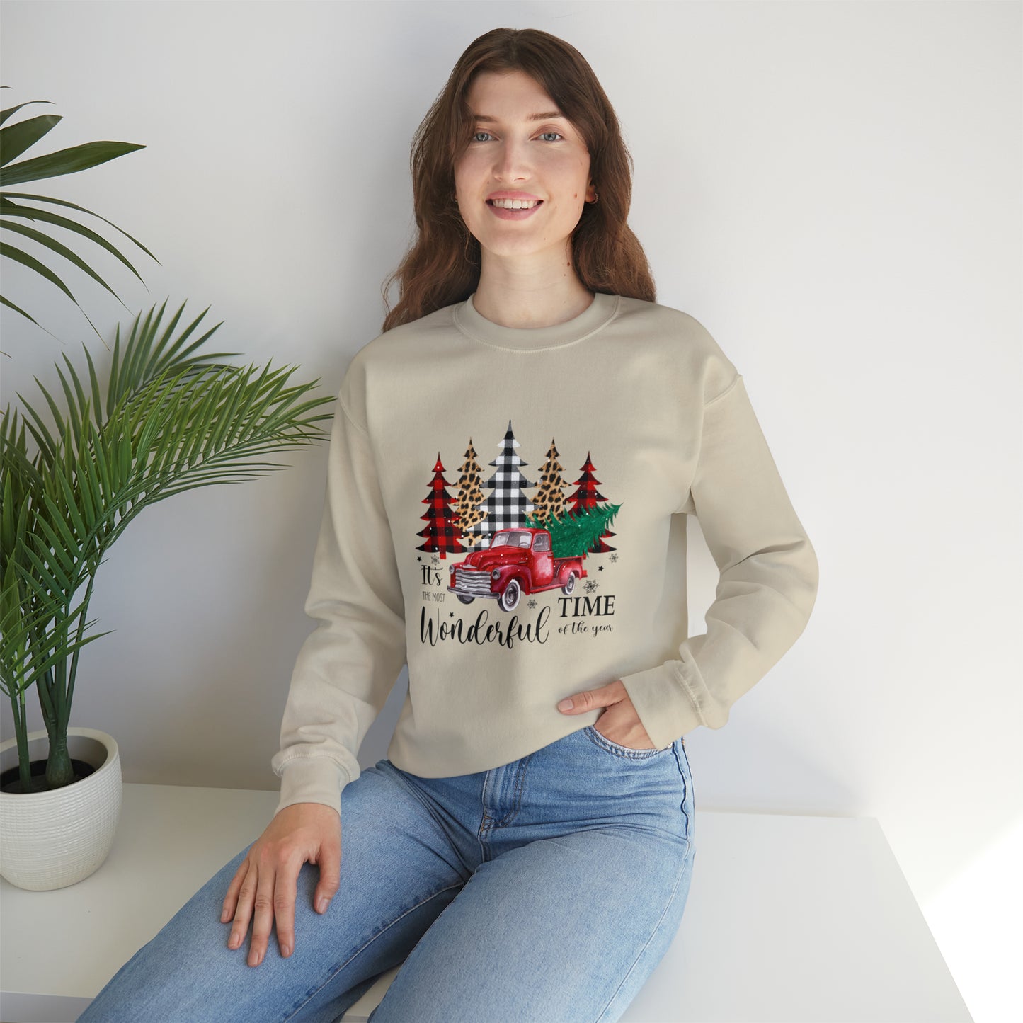 The Most Wonderful Time Of The Year | Crewneck Sweatshirt | Christmas Sweatshirt