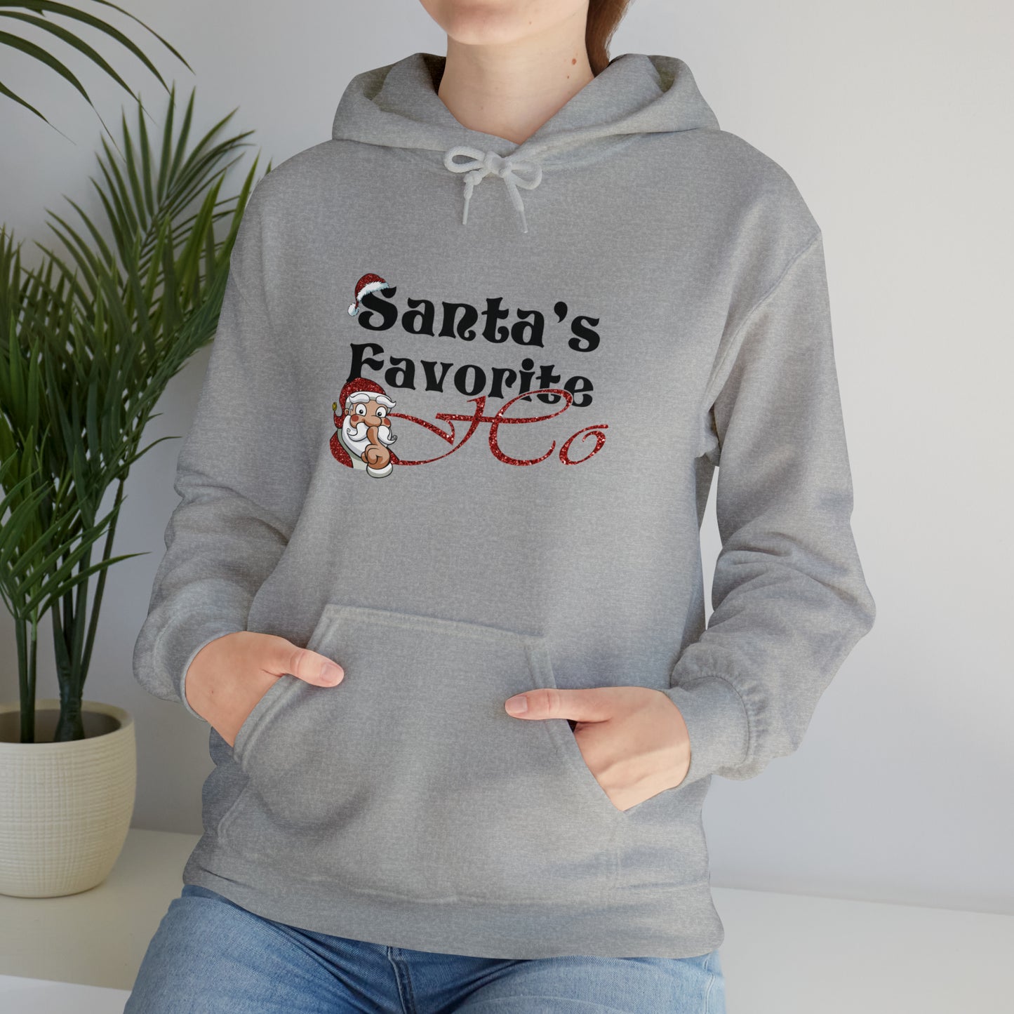 Santa's Favorite Ho | Hooded Sweatshirt | Christmas Funny Sweatshirt