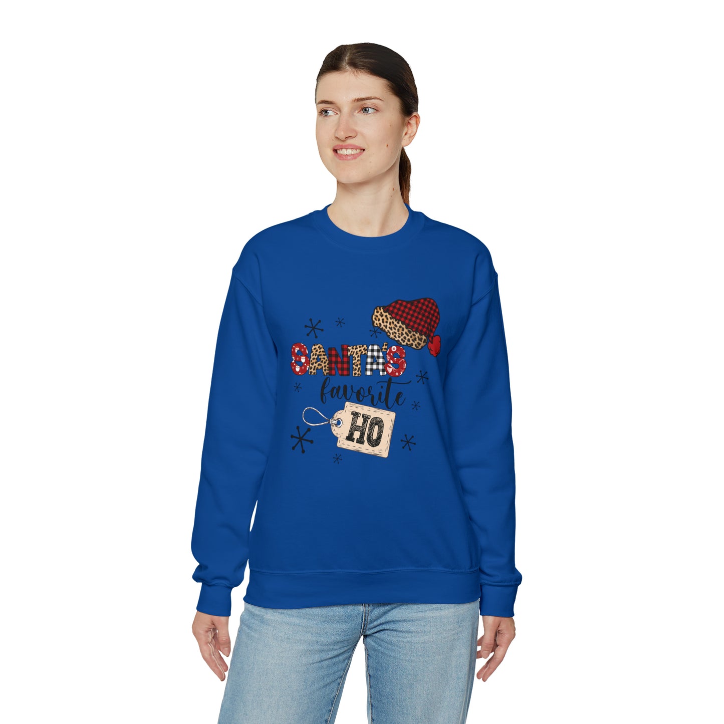 Santa's Favorite Ho Crewneck Sweatshirt | Funny Christmas Sweatshirt | Trending Christmas Sweatshirt
