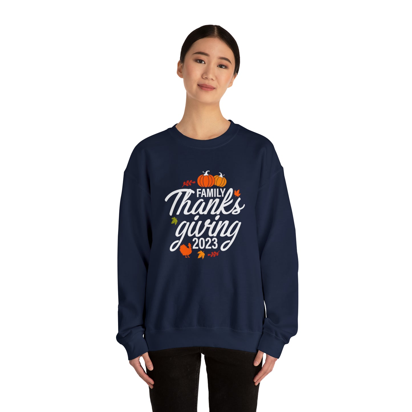 Family Thanksgiving 2023 | Unisex Crewneck Sweatshirt | Family Sweatshirt