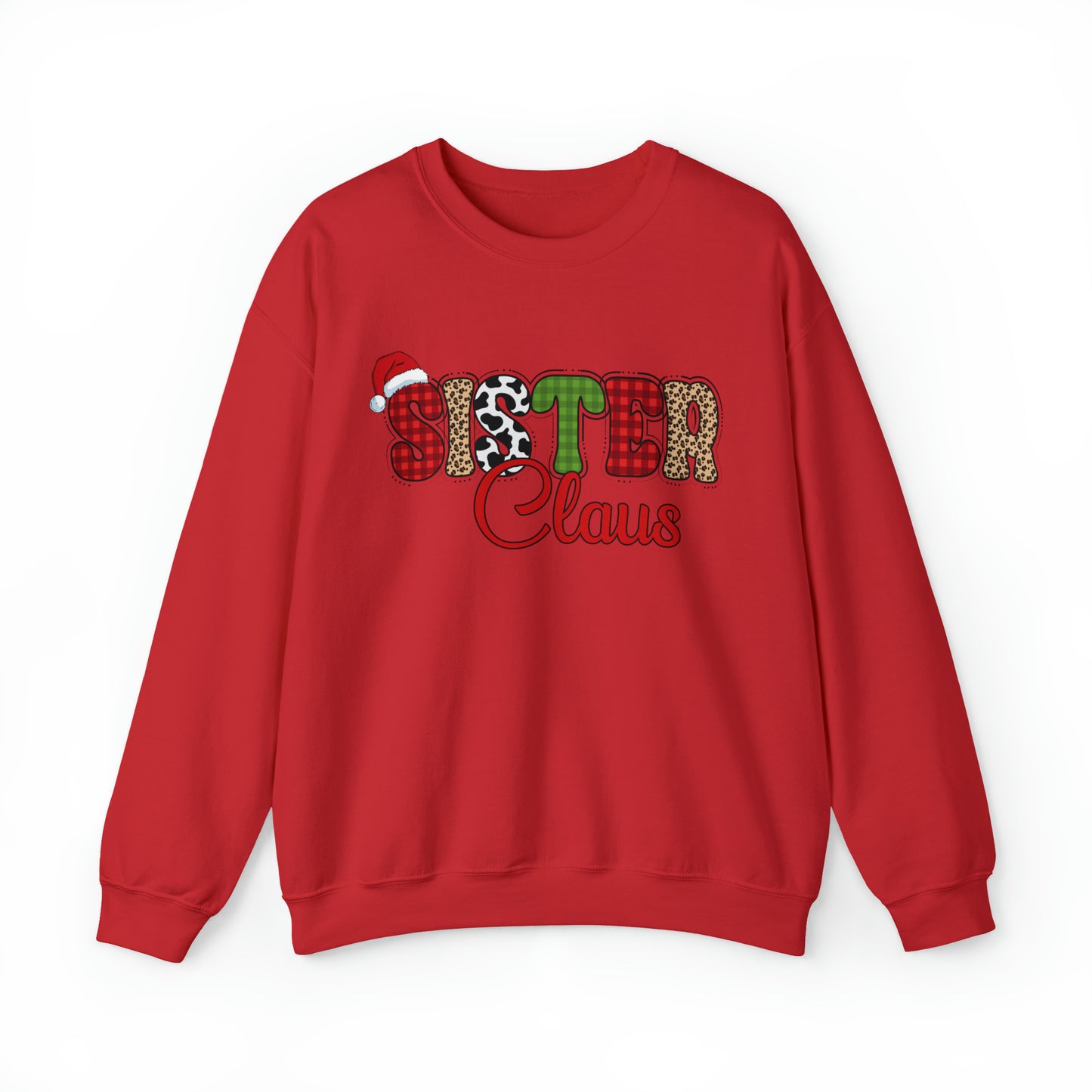 Sister Claus Crewneck Sweatshirt | Christmas Sweatshirt | Christmas Family Sweatshirt