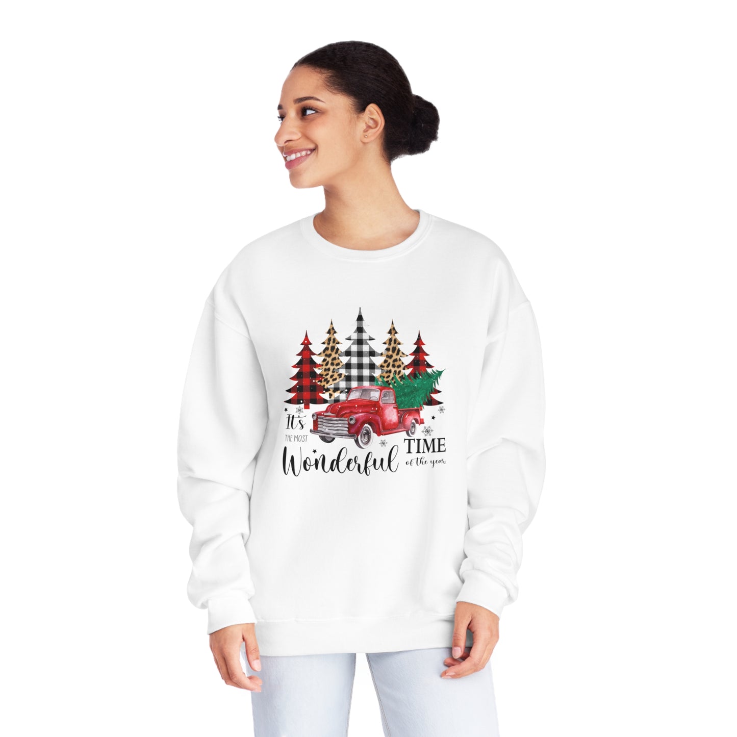 It's The Most Wonderful Time Of The Year | Crewneck Sweatshirt | Most Favorite Christmas Sweatshirt