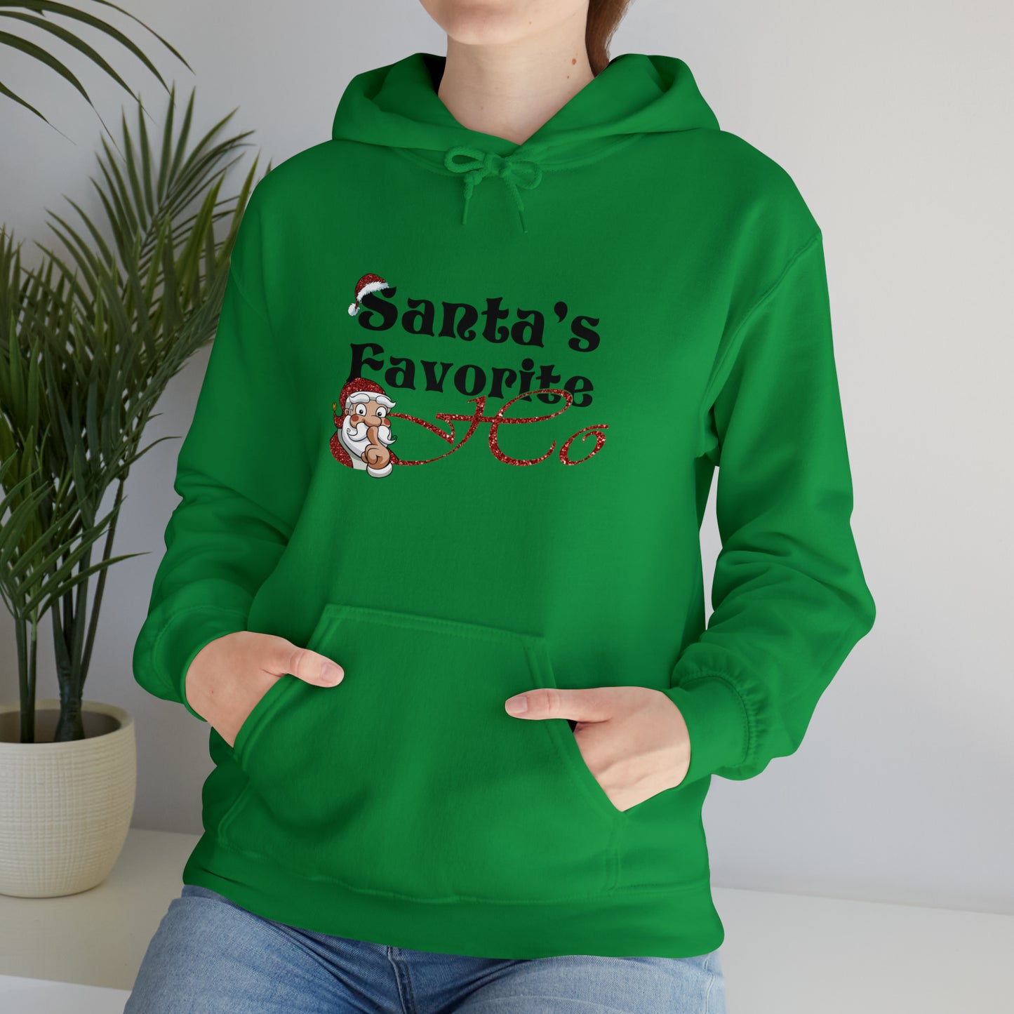 Santa's Favorite Ho | Hooded Sweatshirt | Christmas Funny Sweatshirt