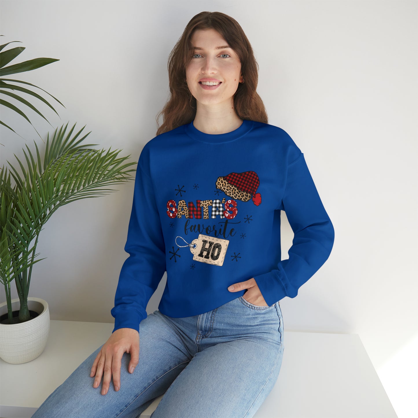 Santa's Favorite Ho Crewneck Sweatshirt | Funny Christmas Sweatshirt | Trending Christmas Sweatshirt