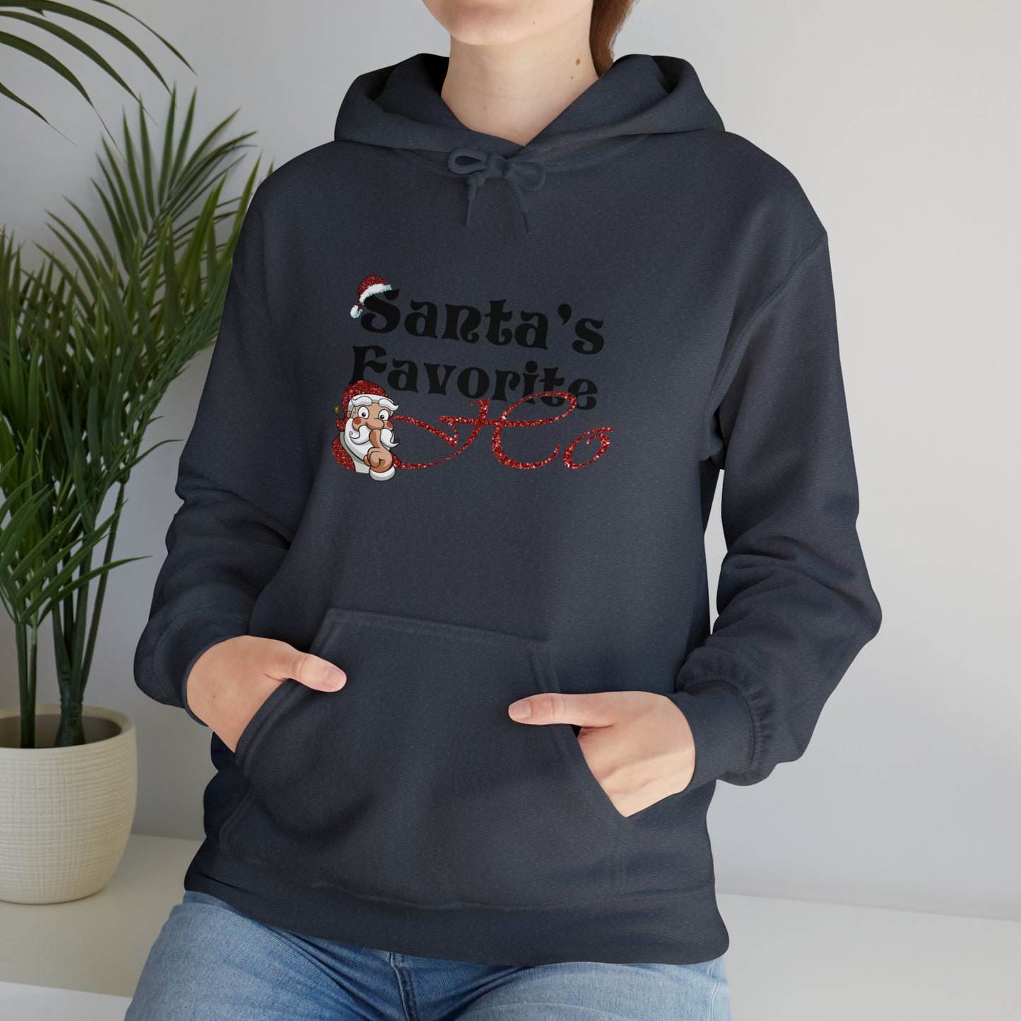 Santa's Favorite Ho | Hooded Sweatshirt | Christmas Funny Sweatshirt