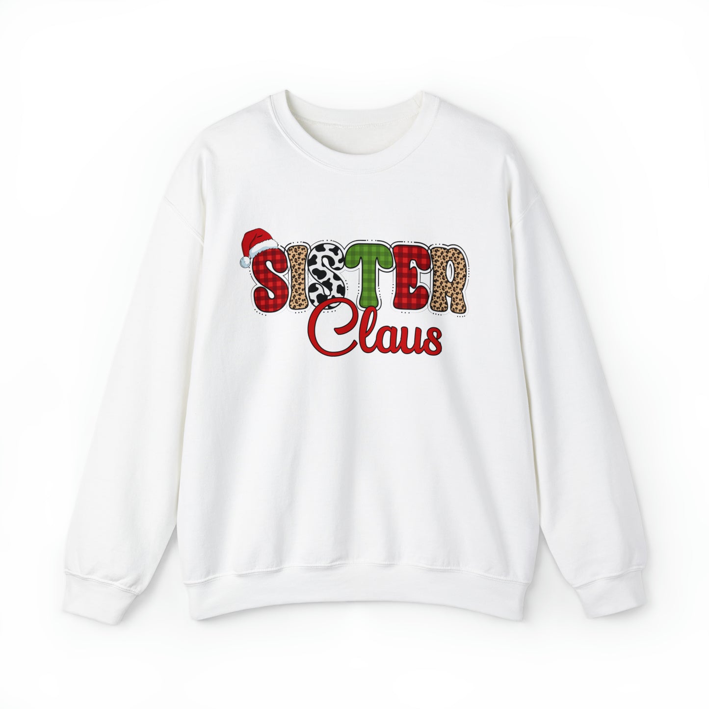 Sister Claus Crewneck Sweatshirt | Christmas Sweatshirt | Christmas Family Sweatshirt