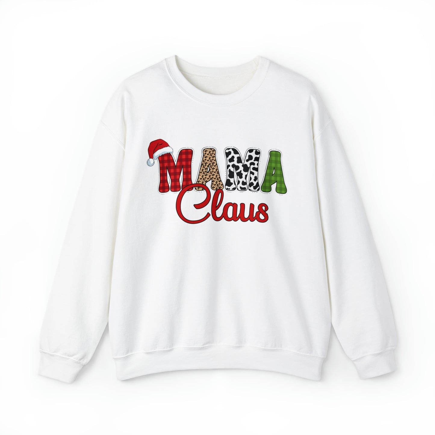 Mama Claus Christmas | Crewneck Sweatshirt | Christmas Family Sweatshirt