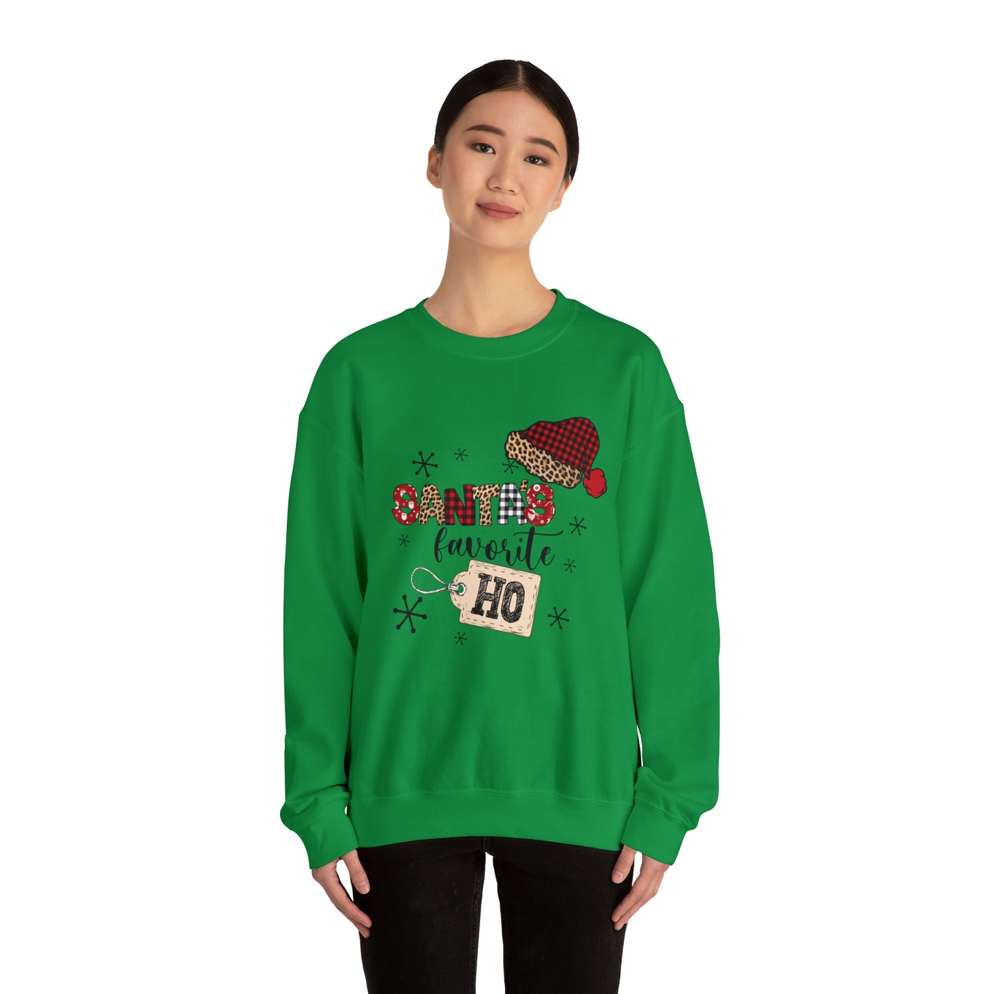 Santa's Favorite Ho Crewneck Sweatshirt | Funny Christmas Sweatshirt | Trending Christmas Sweatshirt