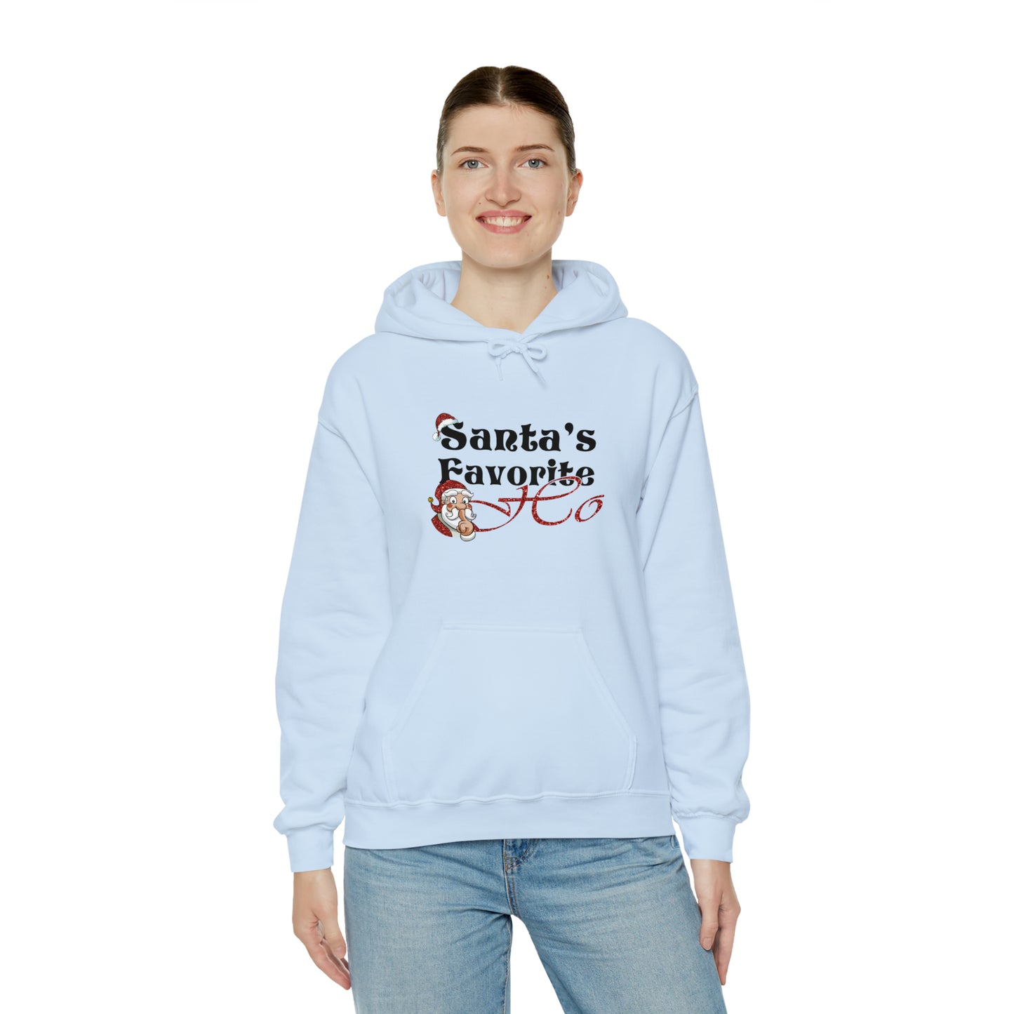 Santa's Favorite Ho | Hooded Sweatshirt | Christmas Funny Sweatshirt