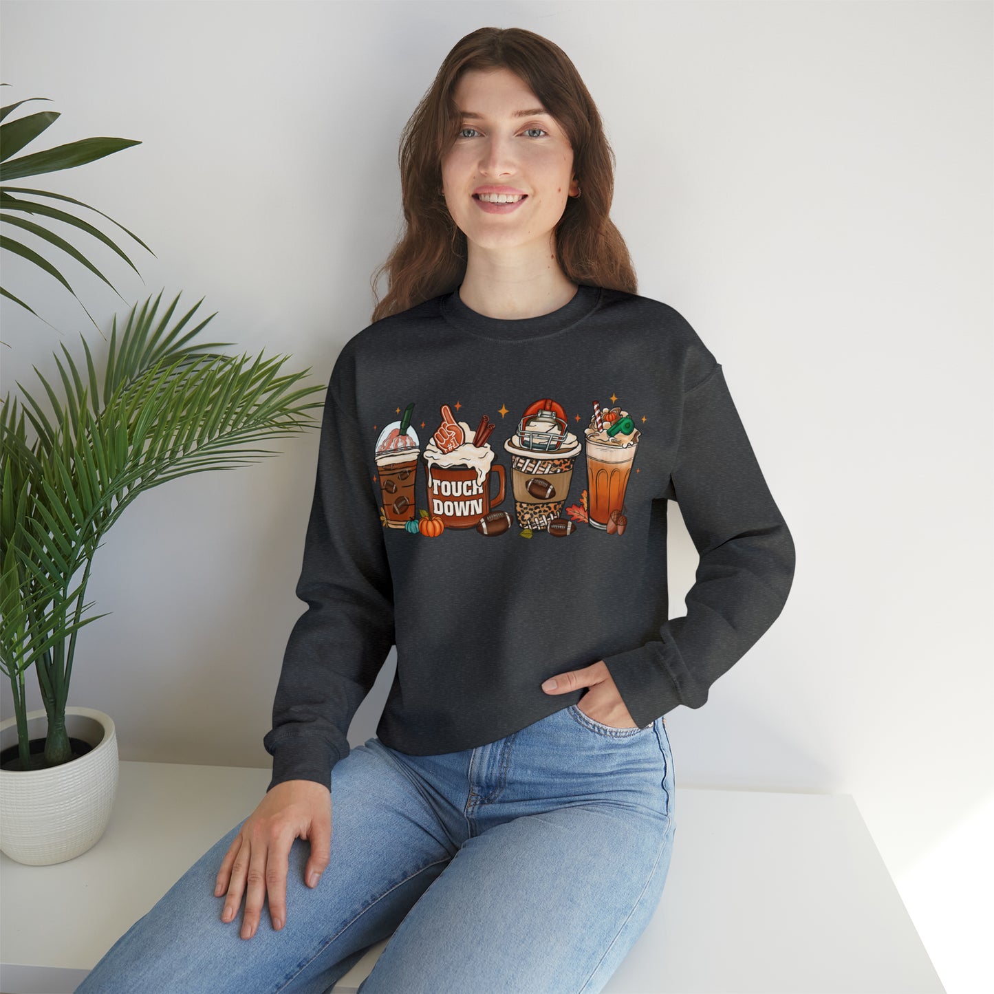 Football Autum Fall| Crewneck Sweatshirt | Falls Favorite Sweatshirt