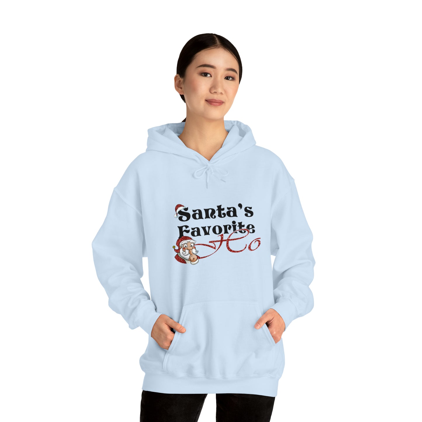 Santa's Favorite Ho | Hooded Sweatshirt | Christmas Funny Sweatshirt