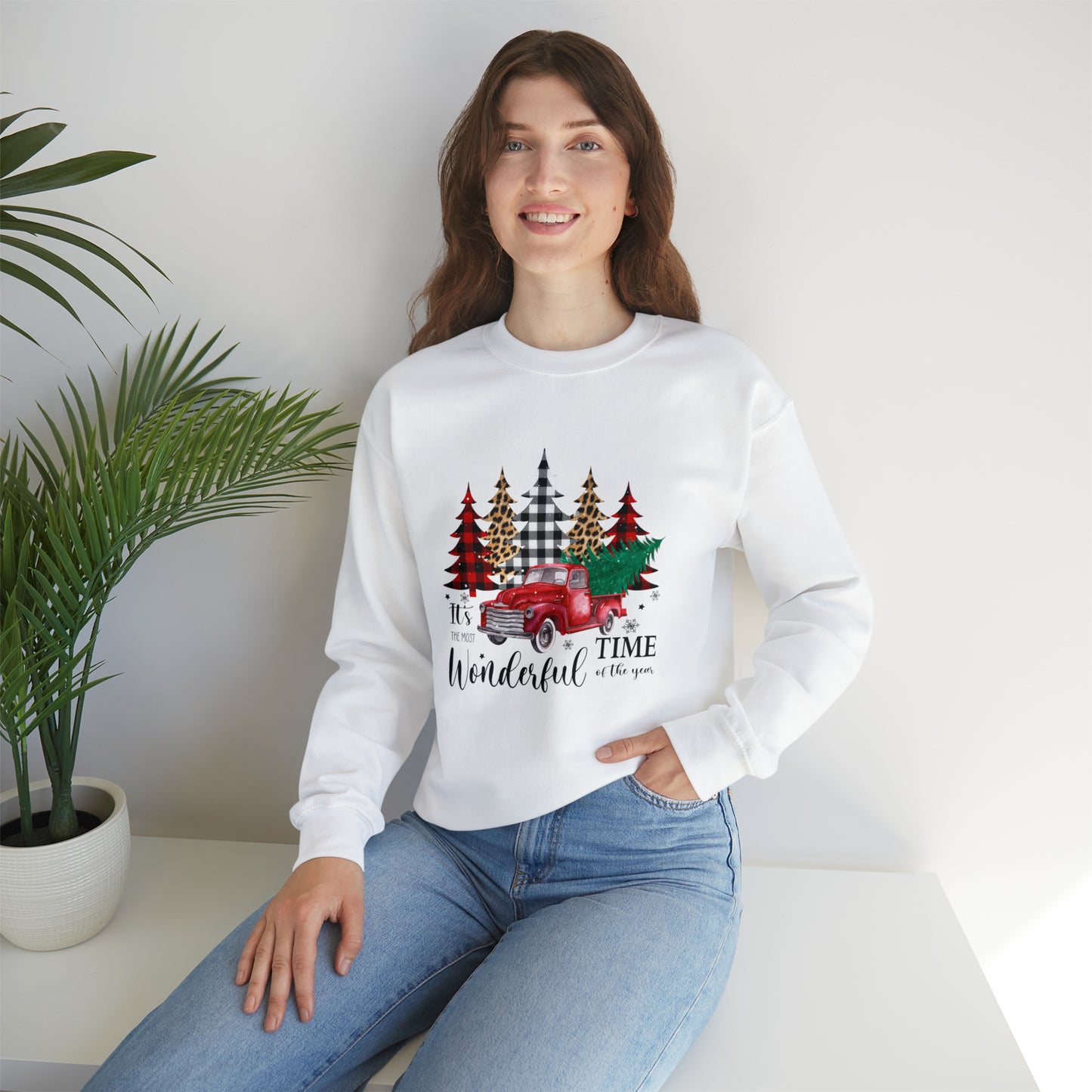 The Most Wonderful Time Of The Year | Crewneck Sweatshirt | Christmas Sweatshirt