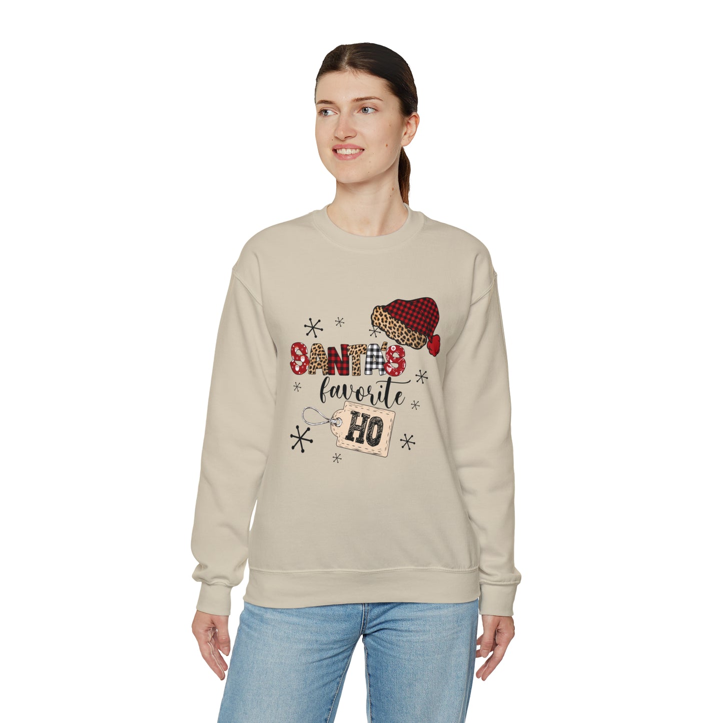 Santa's Favorite Ho Crewneck Sweatshirt | Funny Christmas Sweatshirt | Trending Christmas Sweatshirt