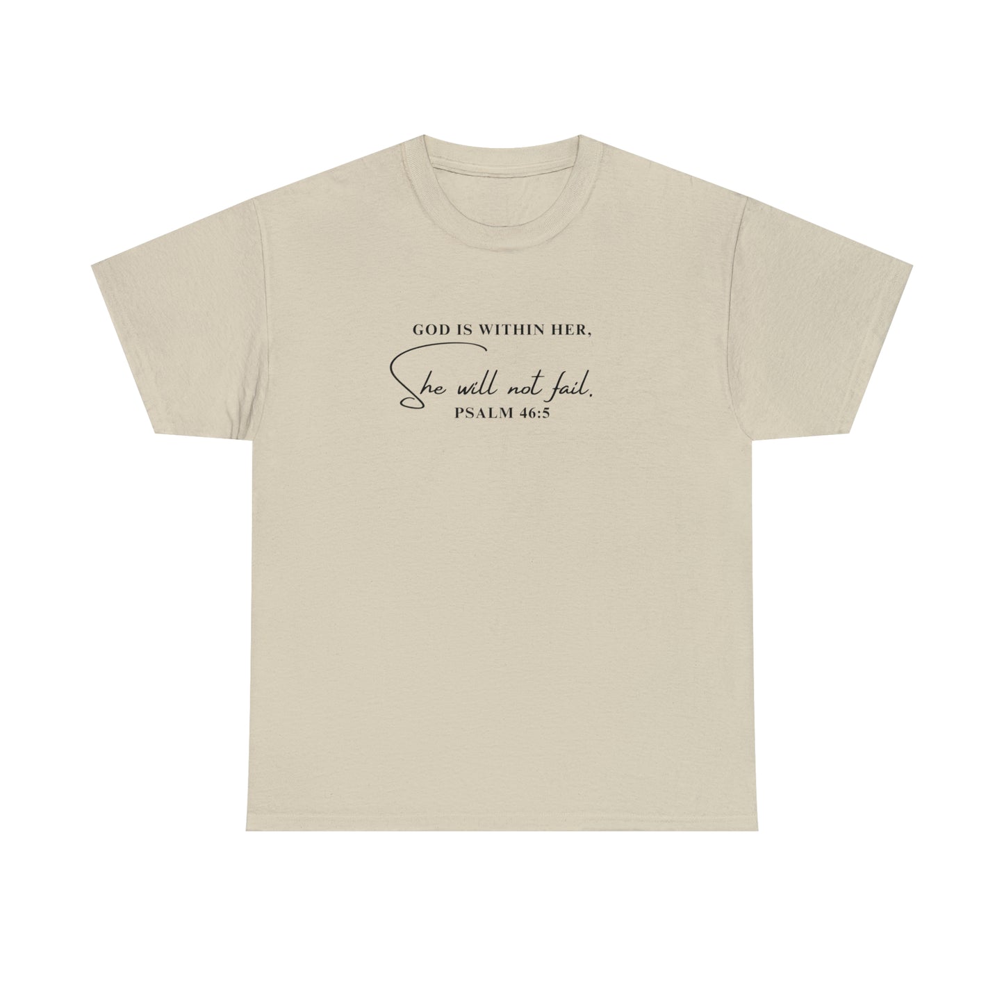 God Is Within Her | Cotton Tee