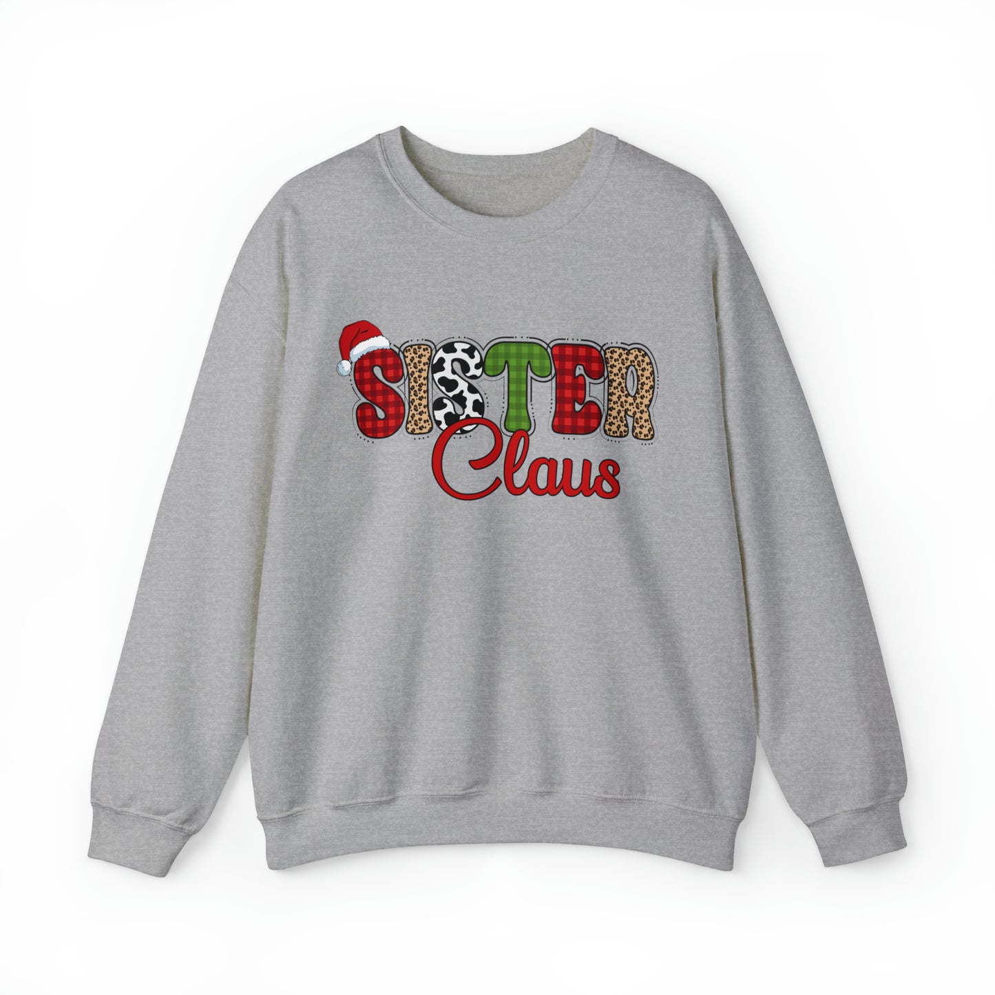 Sister Claus Crewneck Sweatshirt | Christmas Sweatshirt | Christmas Family Sweatshirt