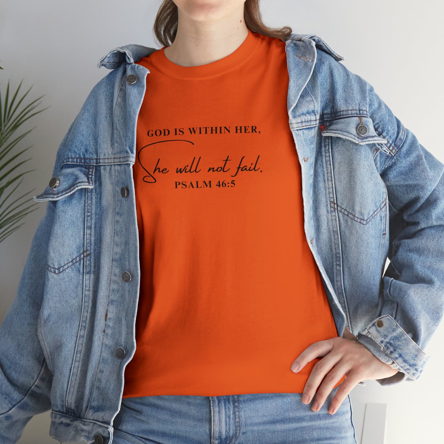 God Is Within Her | Cotton Tee