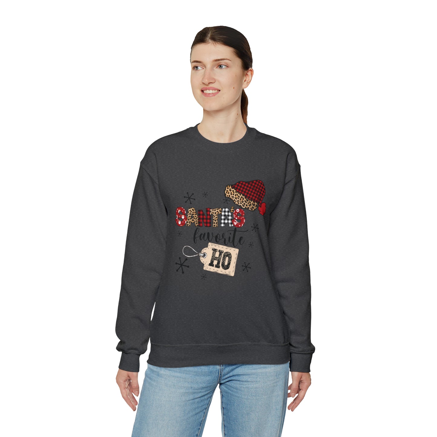Santa's Favorite Ho Crewneck Sweatshirt | Funny Christmas Sweatshirt | Trending Christmas Sweatshirt