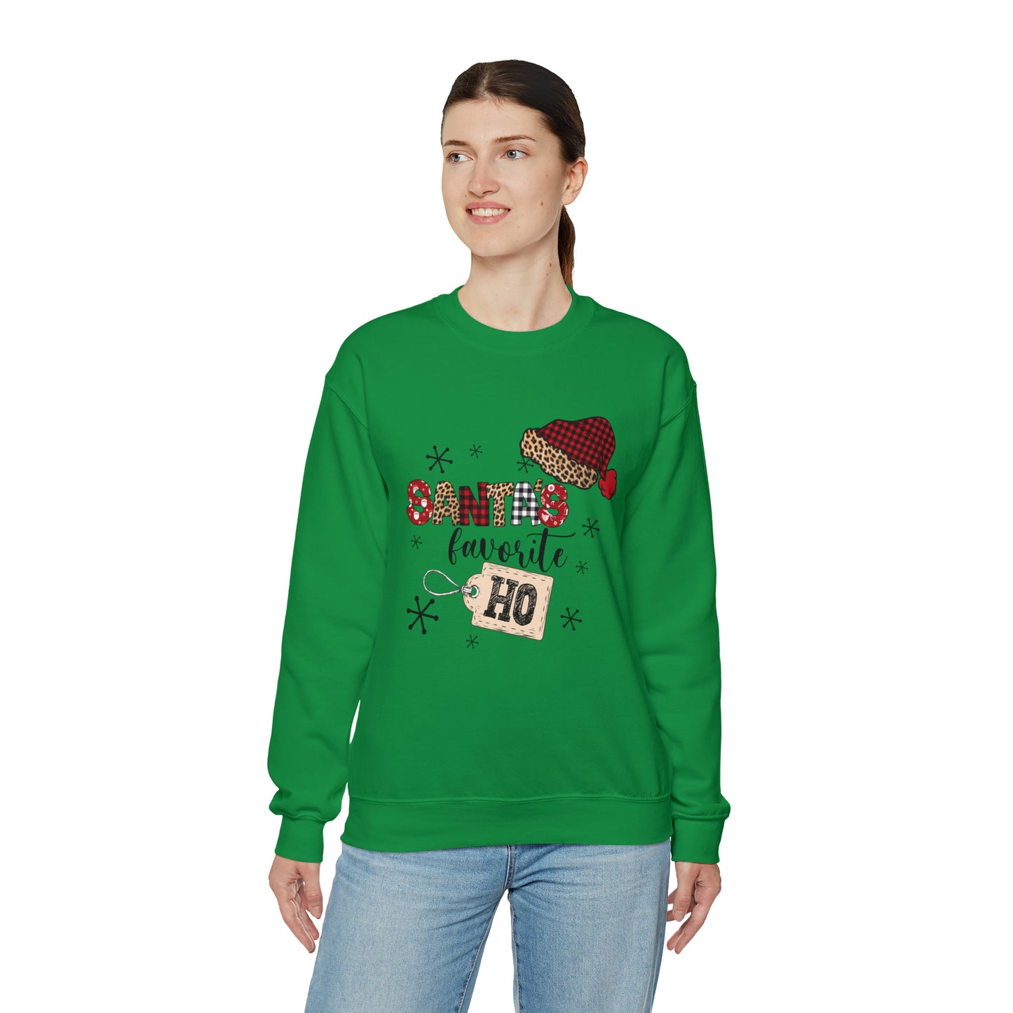 Santa's Favorite Ho Crewneck Sweatshirt | Funny Christmas Sweatshirt | Trending Christmas Sweatshirt