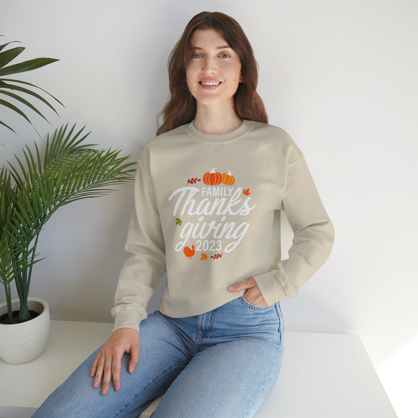 Family Thanksgiving 2023 | Unisex Crewneck Sweatshirt | Family Sweatshirt