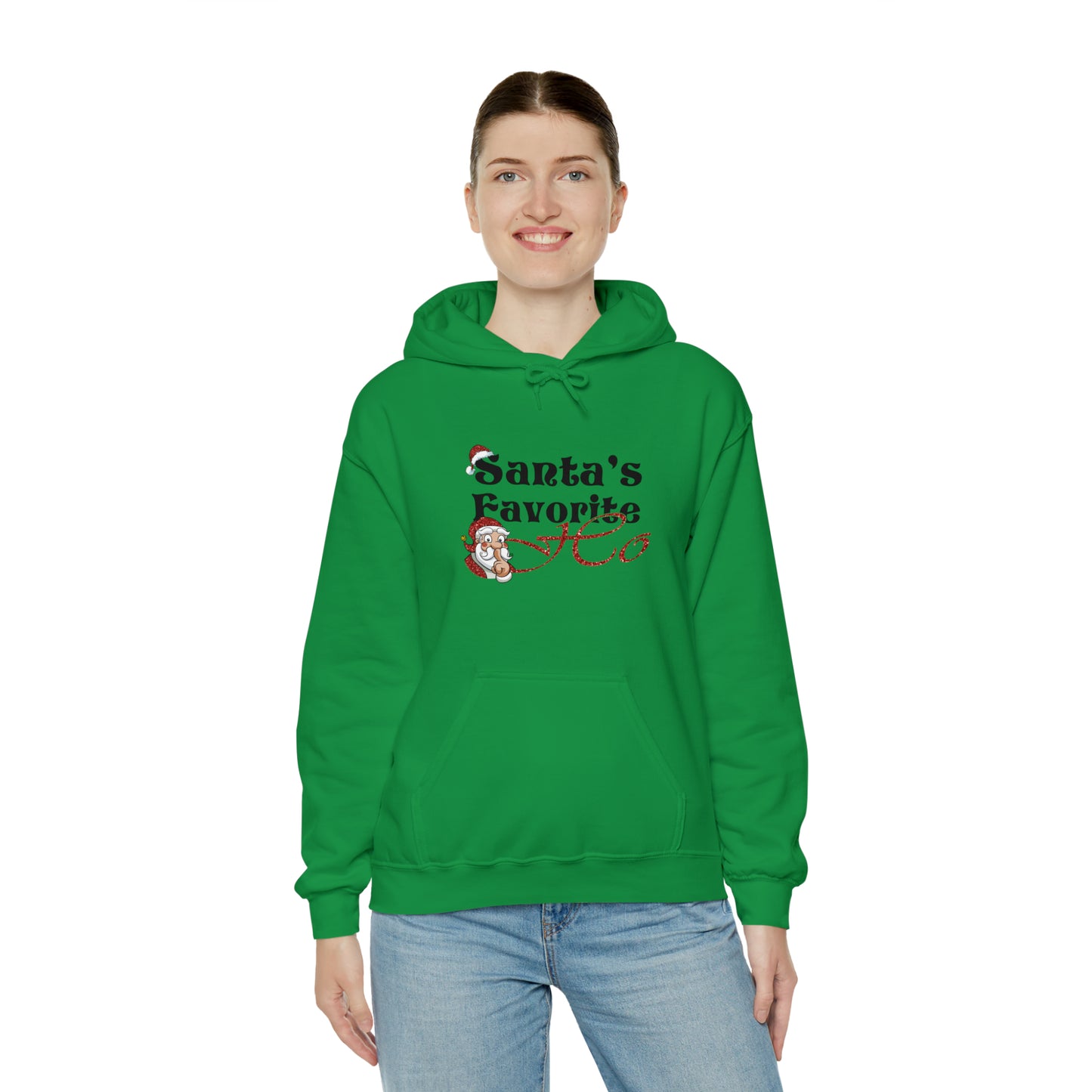 Santa's Favorite Ho | Hooded Sweatshirt | Christmas Funny Sweatshirt