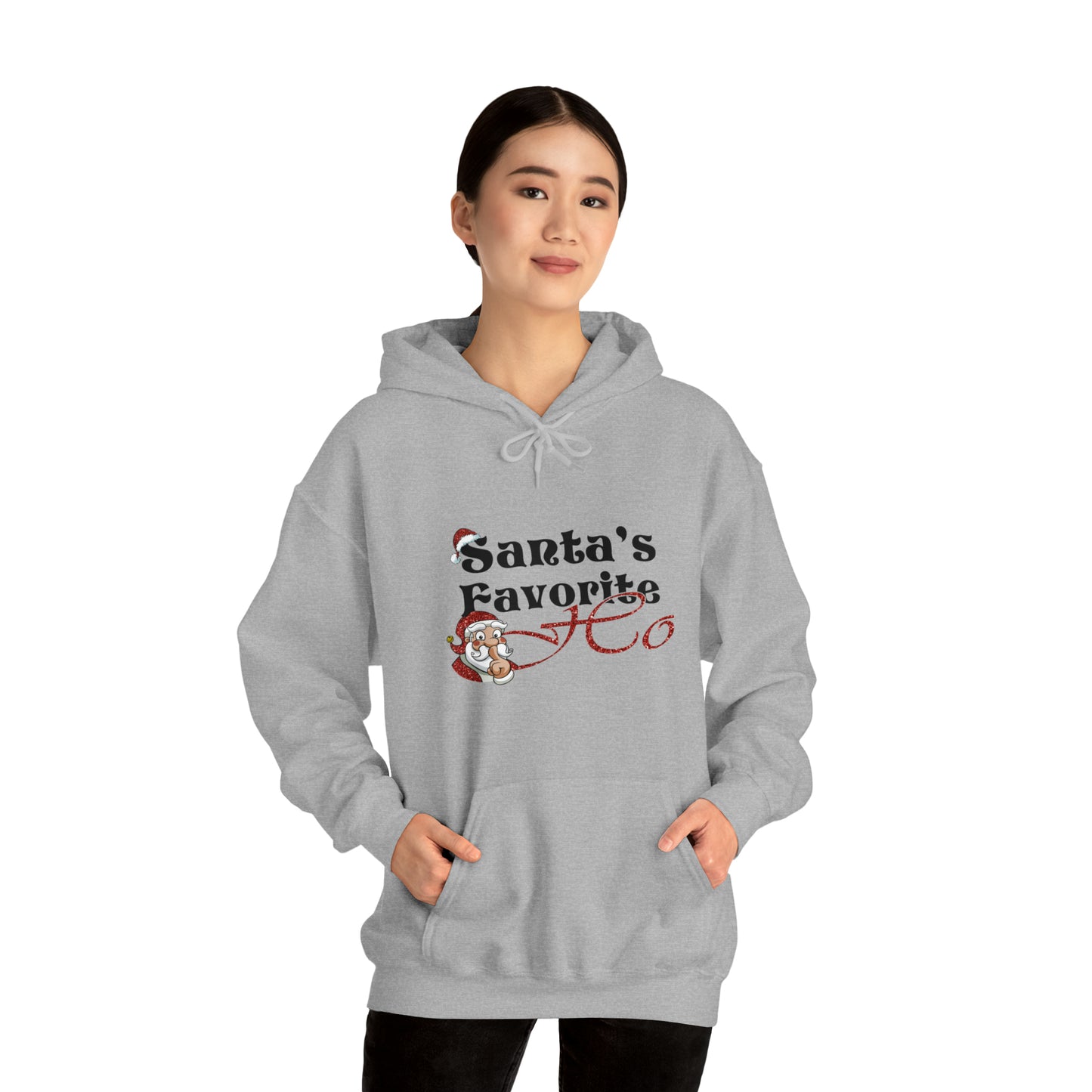 Santa's Favorite Ho | Hooded Sweatshirt | Christmas Funny Sweatshirt