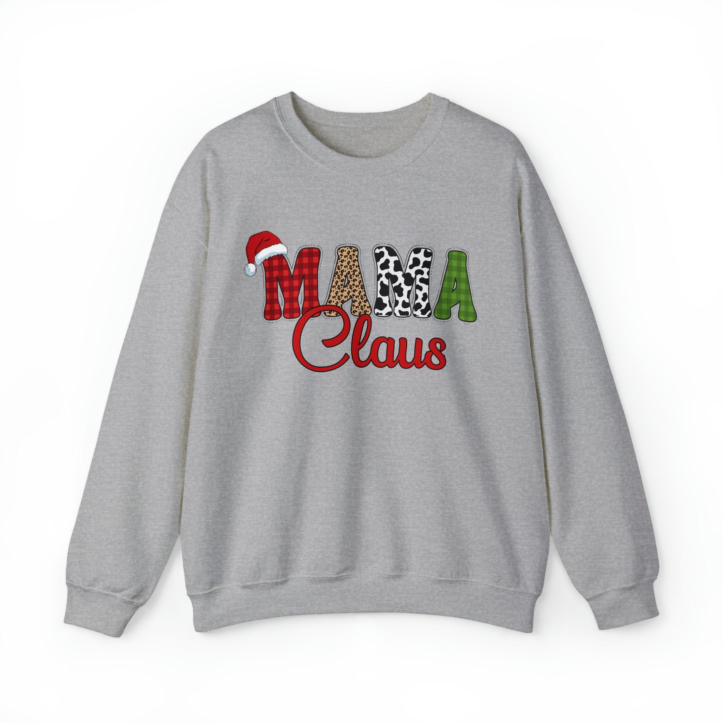 Mama Claus Christmas | Crewneck Sweatshirt | Christmas Family Sweatshirt