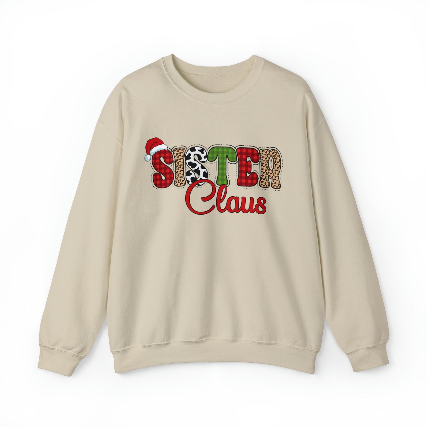 Sister Claus Crewneck Sweatshirt | Christmas Sweatshirt | Christmas Family Sweatshirt