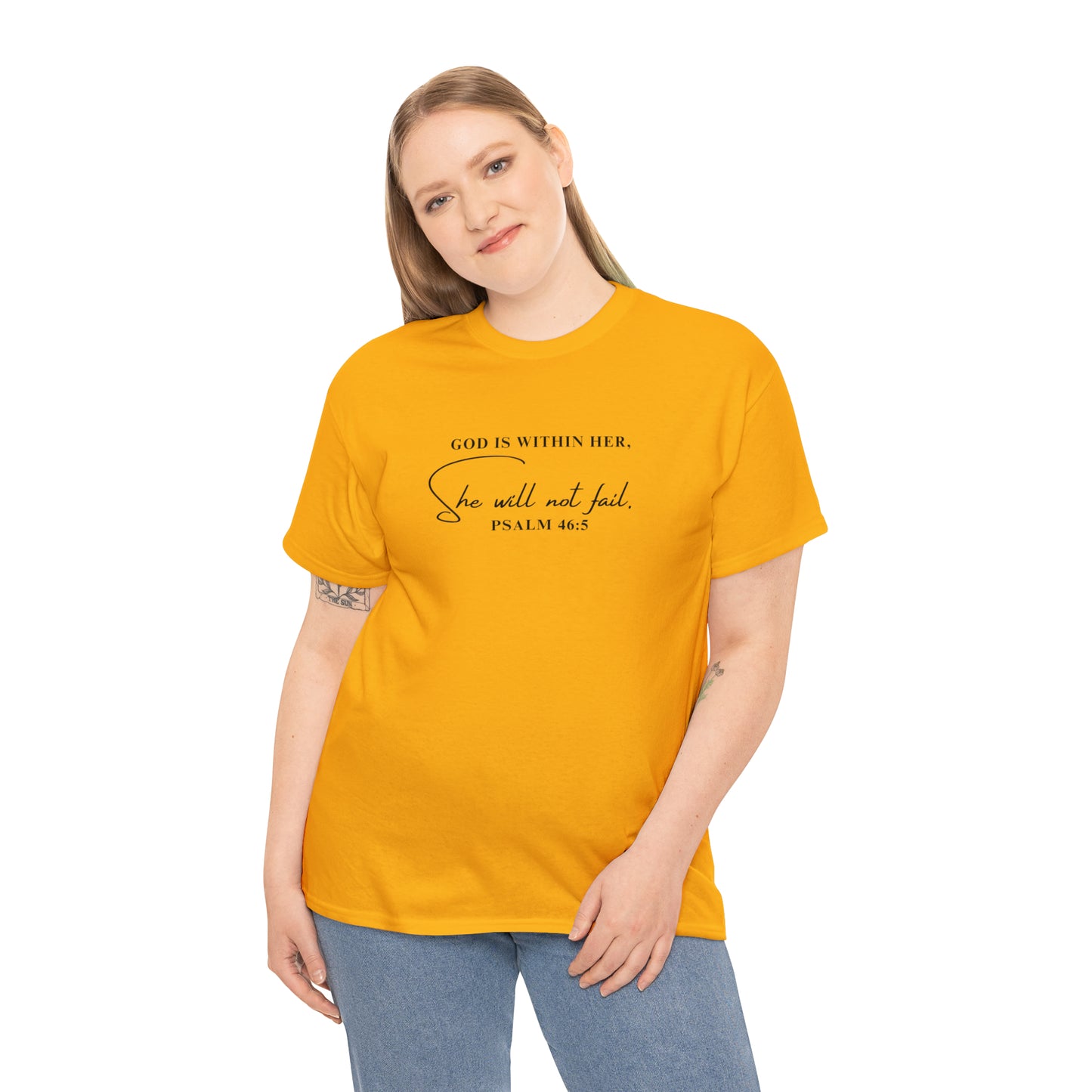 God Is Within Her | Cotton Tee