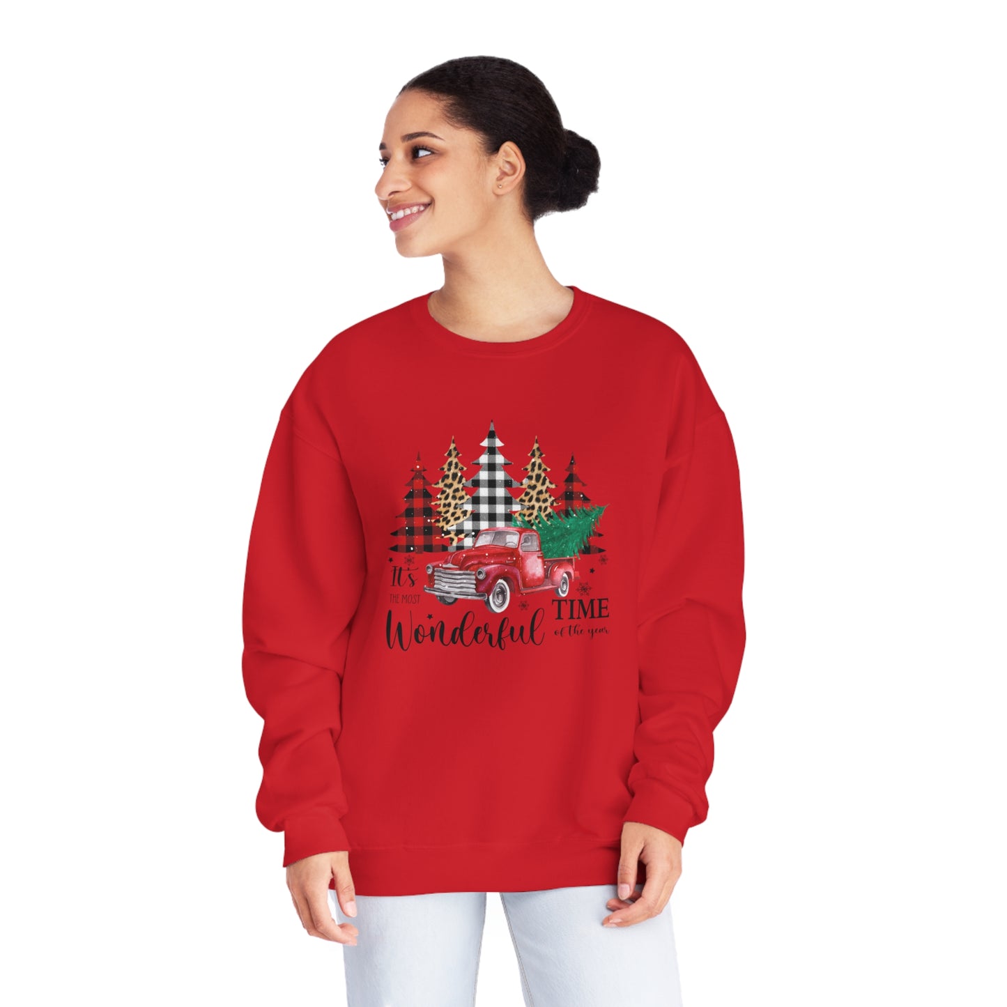 It's The Most Wonderful Time Of The Year | Crewneck Sweatshirt | Most Favorite Christmas Sweatshirt